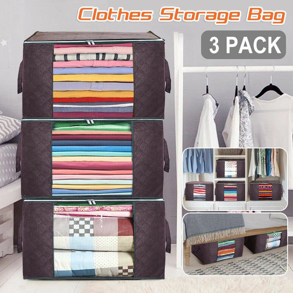 Urban Storie® Waterproof Portable Storage Bags for Winter Clothes, Quilts, Blanket etc