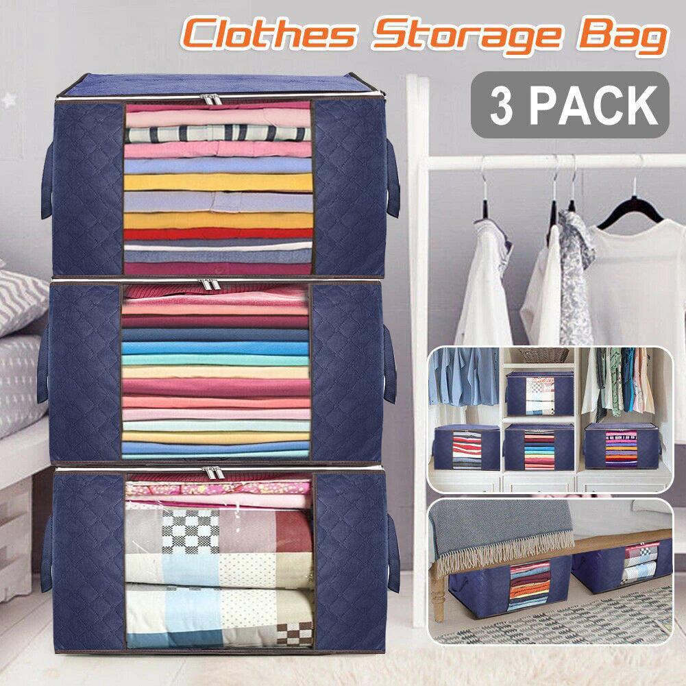 Urban Storie® Waterproof Portable Storage Bags for Winter Clothes, Quilts, Blanket etc