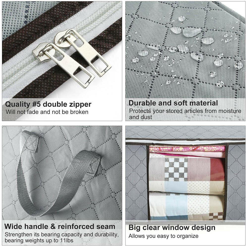 Urban Storie® Waterproof Portable Storage Bags for Winter Clothes, Quilts, Blanket etc
