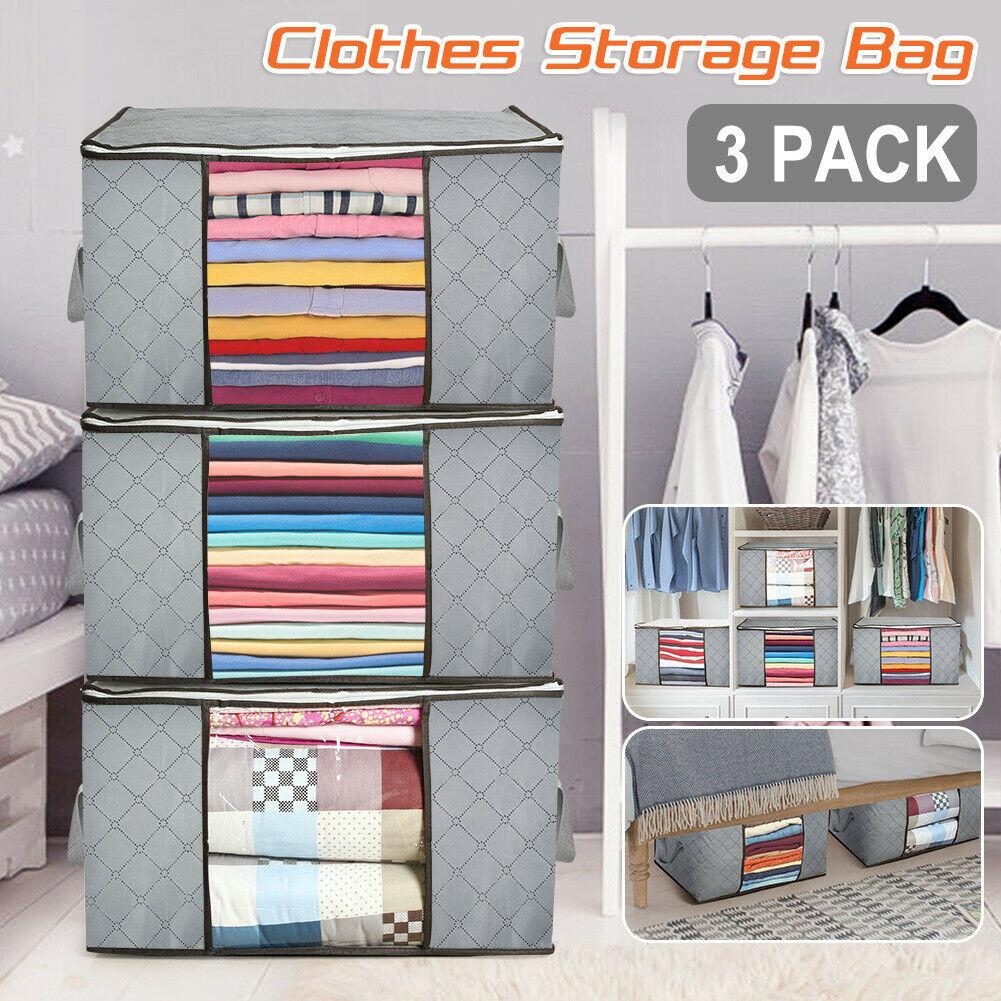 Urban Storie® Waterproof Portable Storage Bags for Winter Clothes, Quilts, Blanket etc